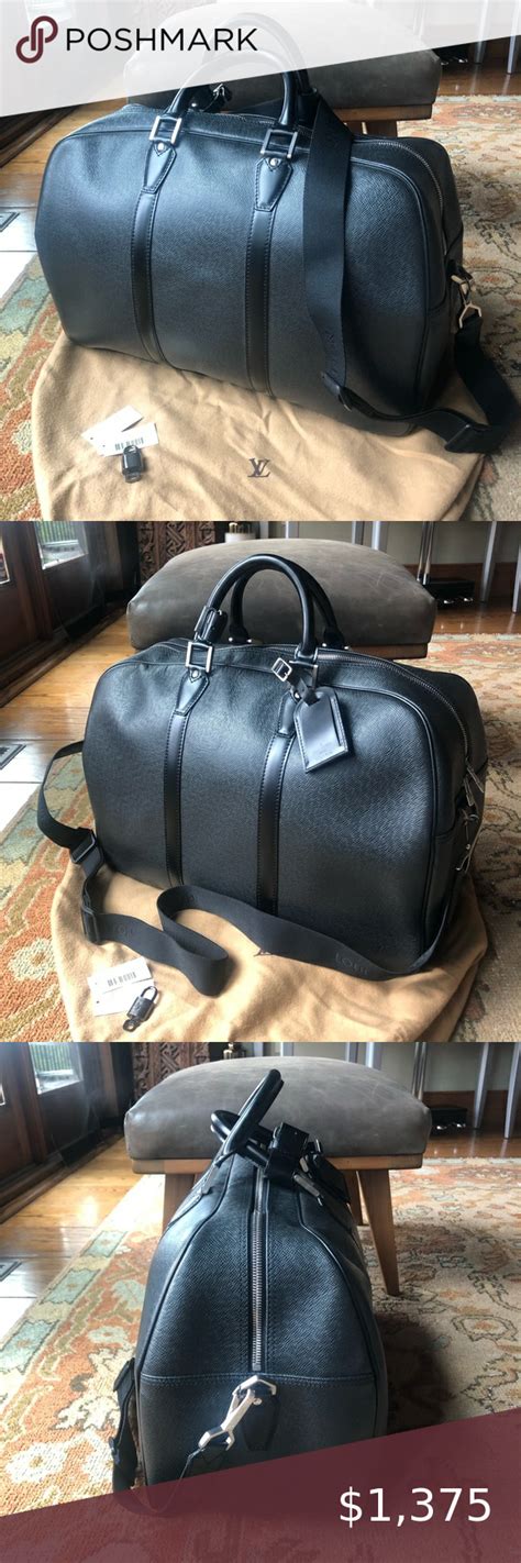 LOUIS VUITTON Taiga Kendall PM Ardoise 